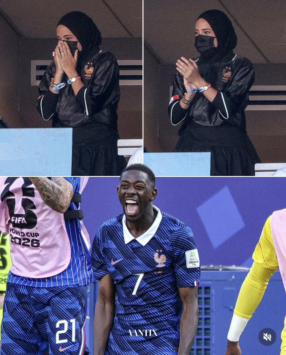 FatwesTv's tweet photo. Dembele wife was so happy when he scored against her own country. 😂 @it_Rutie https://t.co/uEpESnxVvZ