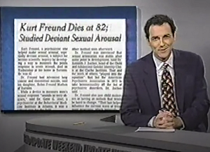 NormSNLJokes's tweet photo. Psychiatrist Kurt Freund, one of the world's leading experts on the study of deviant sexual arousal, passed away last week at the age of eighty-two.

Dr. Freund's last words were, quote, "Whatever happens to me, could someone please make sure that the headline of my obituary does not contain the phrase "deviant sexual arousal?"
