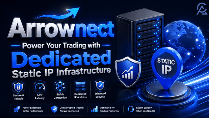 arrownect's tweet photo. 🚀 Arrownect – Power Your Trading with Dedicated Static IP Infrastructure

Stay connected. Trade without interruptions. Execute with confidence.

⚡ Reliable Connectivity. Faster Execution. Smarter Trading.

https://t.co/mQTHnR76uk https://t.co/x0993g0dXn
