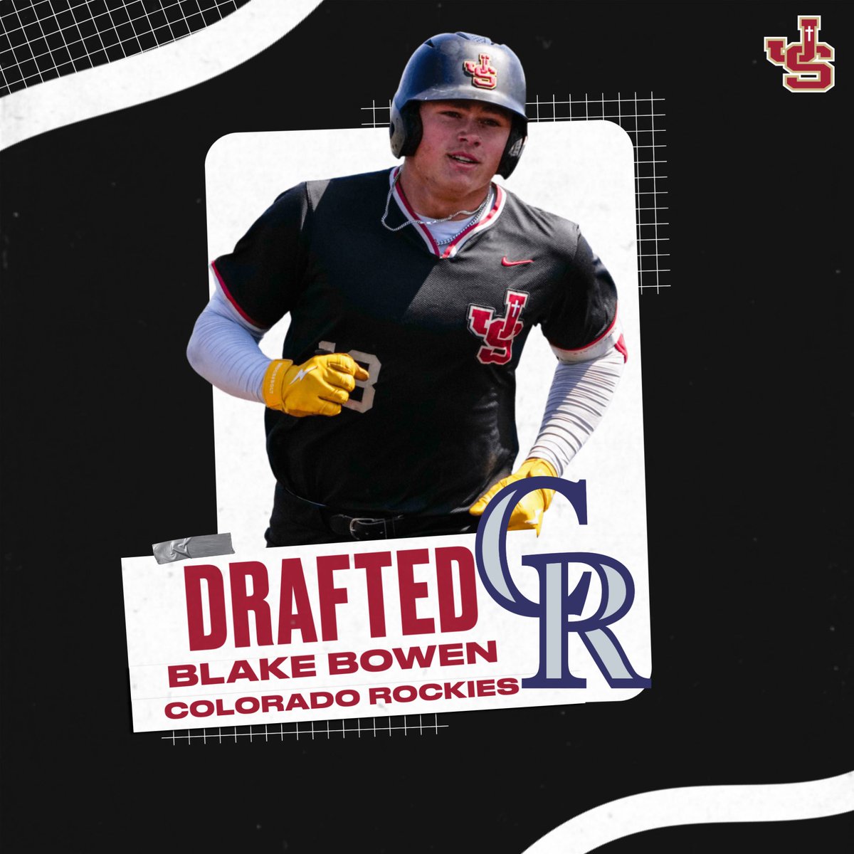 JSerraAthletics's tweet photo. BOWEN SELECTED IN MLB DRAFT: Congrats to recently graduated @JSerraLionsBB standout and Oregon State commit Blake Bowen, who was selected by the Colorado Rockies in the 2026 Major League Baseball Draft! https://t.co/eIi3tdoHez