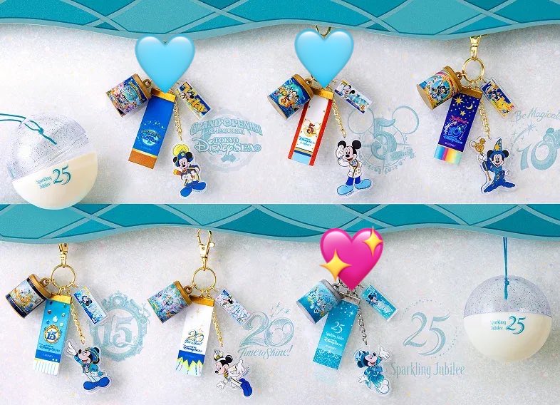 mktyhmk's tweet photo. 【交換】 ディズニーシー 25周年 カプセルトイ キーチェーン TDS TDR ガチャ ガチャガチャ スパークリングジュビリー ディズニー

【譲🩵】
グランドオープン
5周年

【求💖】
25周年

郵送での交換希望です。
よろしくお願いします。 https://t.co/c2io9poChE