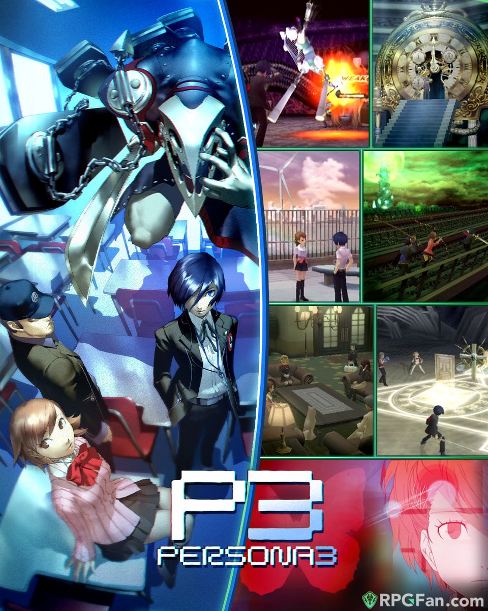rpgfancom's tweet photo. Persona 3 was first released 20 years ago (2006) in Japan.🌸 To seize the truth behind the Dark Hour, a group must find their inner strength and face life and death. This revamped SMT spin-off had turned heads with a modern approach to UI and music.

Hub: https://t.co/7tCGdHQMoP https://t.co/hGw36G2MID