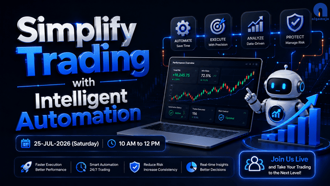 algomojo's tweet photo. 🚀Ready to simplify your trading?

Join our LIVE webinar:
Simplify Trading with Intelligent Automation with Algomojo

📅25-JULY-2026 (Saturday)⏰10 AM – 12 PM

📈Don't miss it!

https://t.co/HwmGS2l9Fz https://t.co/2IuHPbp40V