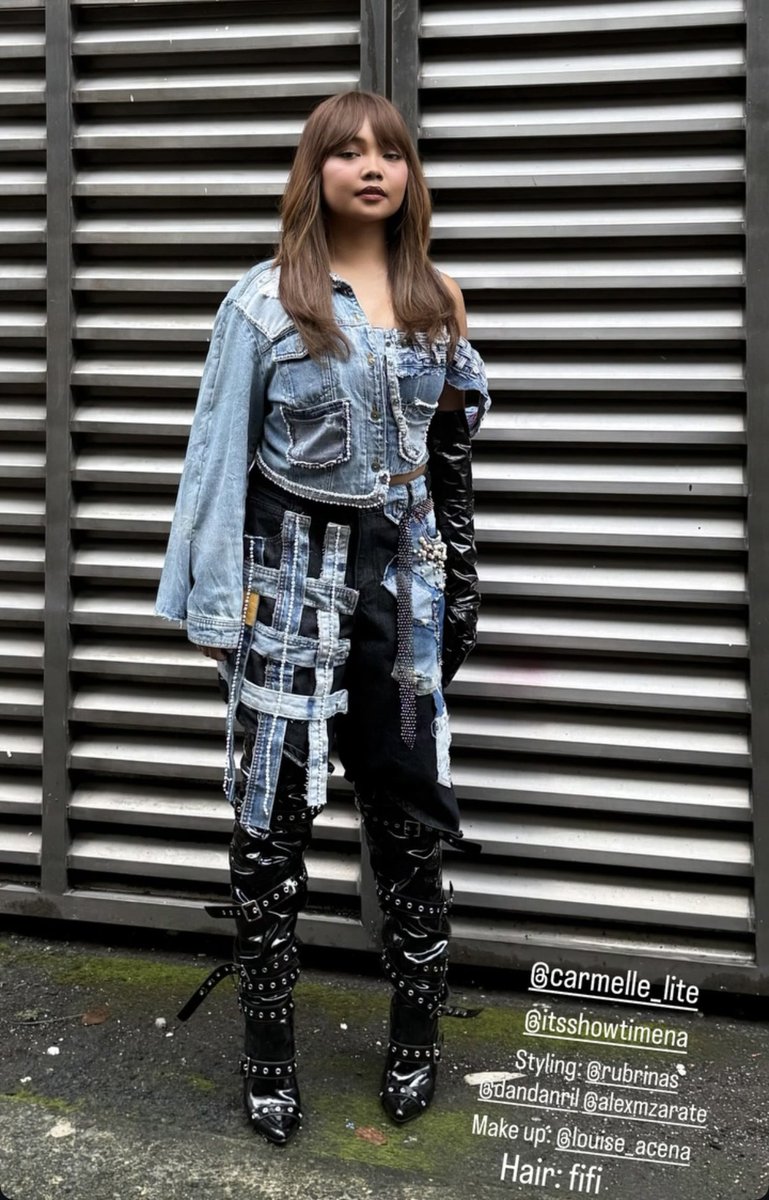 KathyinParis's tweet photo. for today’s look! 

#CarmelleCollado https://t.co/Jx6MMDwurl