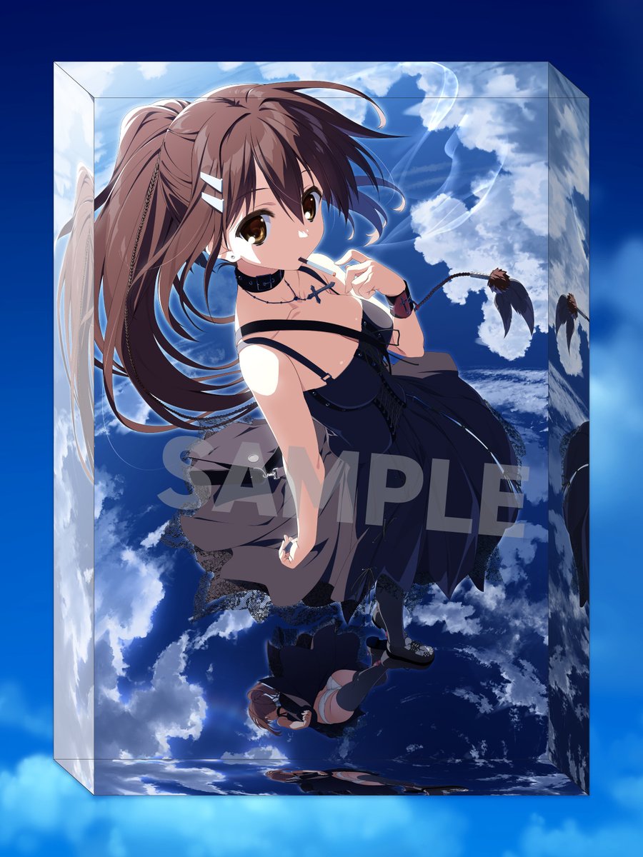 keromakurastaff's tweet photo. 【C108グッズ紹介】
C108にて販売予定の「最果ての相の下：水上由岐 アクリルブロック」をご紹介！

籠目先生描きおろしの由岐がアクリルブロックで登場です♪

透明感のあるイラストをぜひアクリルブロックでお楽しみください♪

8/15-16はC108まで！ https://t.co/sPQ7k6CwOE