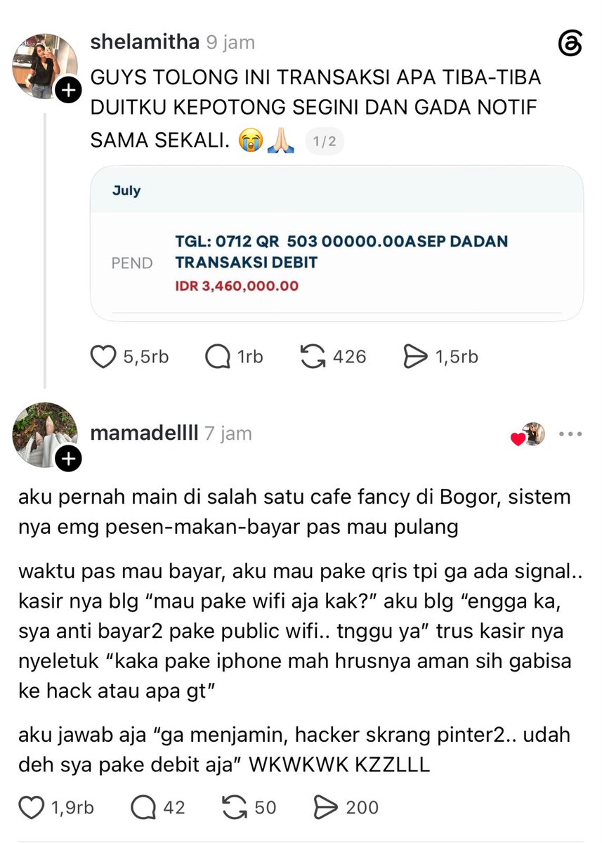 naivarian's tweet photo. Emng paling bener jangan pake public wifi https://t.co/OOIX4vSfXm