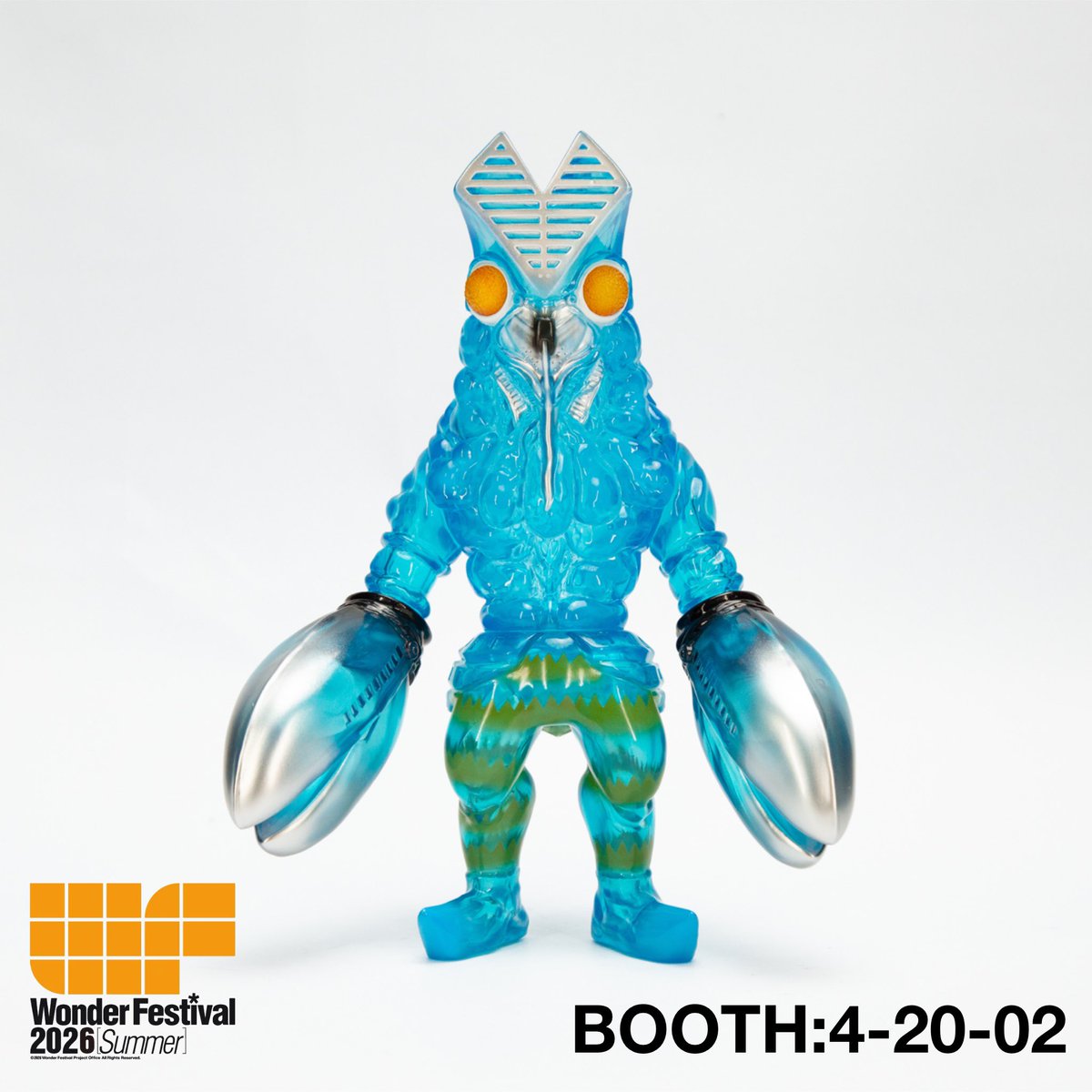 Wonder Festival 2026夏 バルタン星人 版権許諾 Booth: 4-20-02