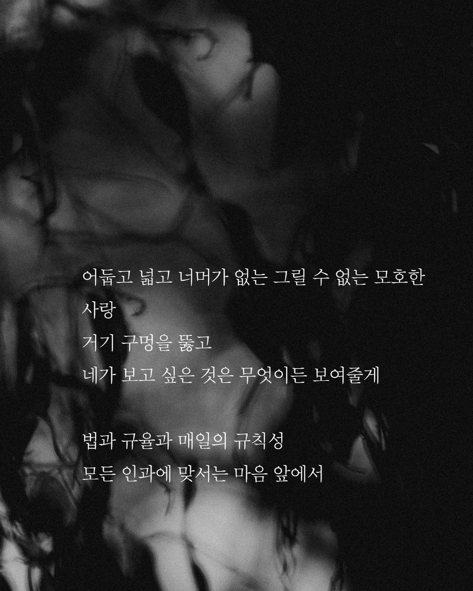 moonji_books's tweet photo. #문학과지성사 #김리윤

❝어둡고 넓고 너머가 없는 그릴 수 없는 모호한
사랑
거기 구멍을 뚫고
네가 보고 싶은 것은 무엇이든 보여줄게❞
― 「두 사람의 새 창」에서

실재하는 대상을 완전히 재현할 수도
그 시선으로부터 벗어날 수도 없는 이중의 불가능성 속에서
언어만이 구축할 수 있는 영원으로 나아가는
시인 김리윤의 두번째 시집

문학과지성 시인선 635
📖 김리윤 『야생의 눈과 눈 안쪽의 야생』

📌 도서 정보: https://t.co/DbN5ygzj3x