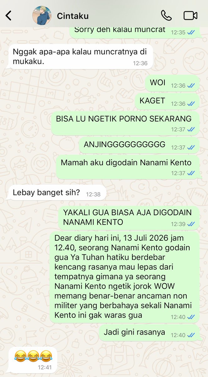 xjaamata's tweet photo. #sukunami hiperbola banget lu suk udah tua ih malu https://t.co/lbzCkAtwBQ