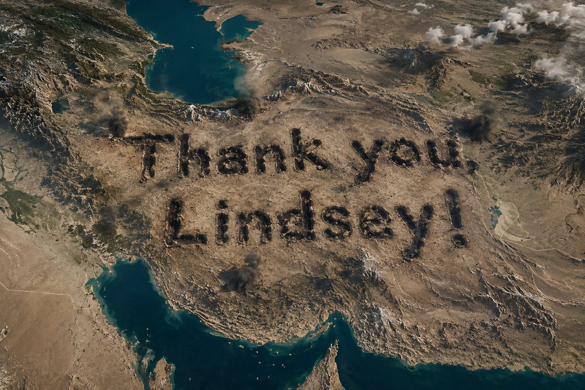 DavidMKeyes's tweet photo. US pilots leave moving bomb-crater tribute in Iran to Lindsey Graham https://t.co/DYYisYLDRp