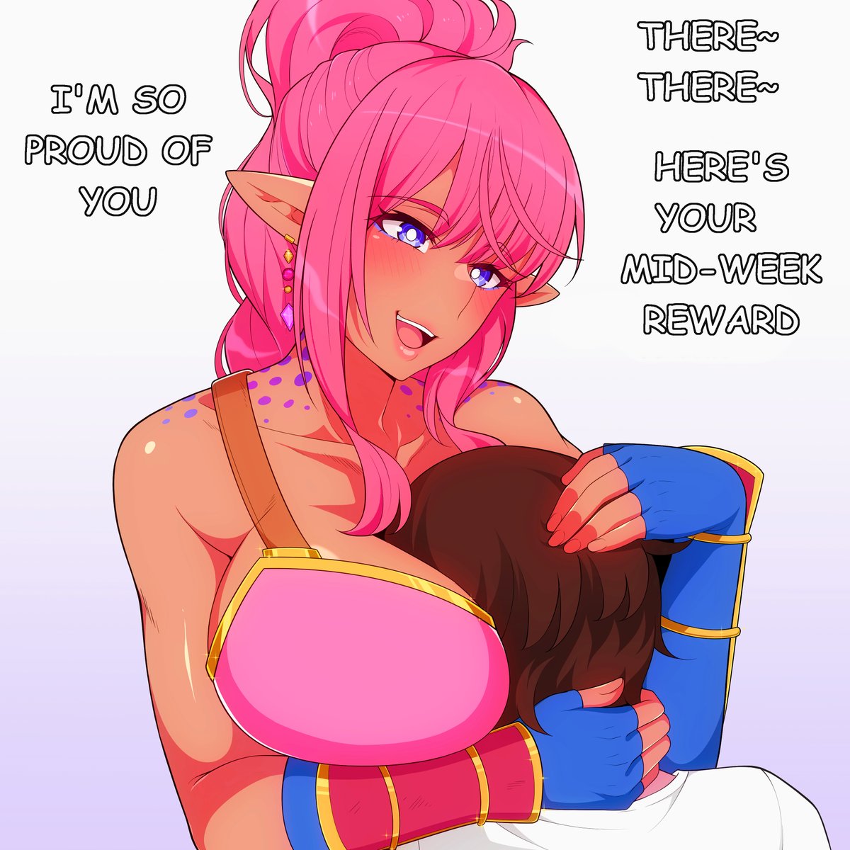 redeyedarmor's tweet photo. Come, let your elf recharge your energy~💞 https://t.co/frGyC5jFxX