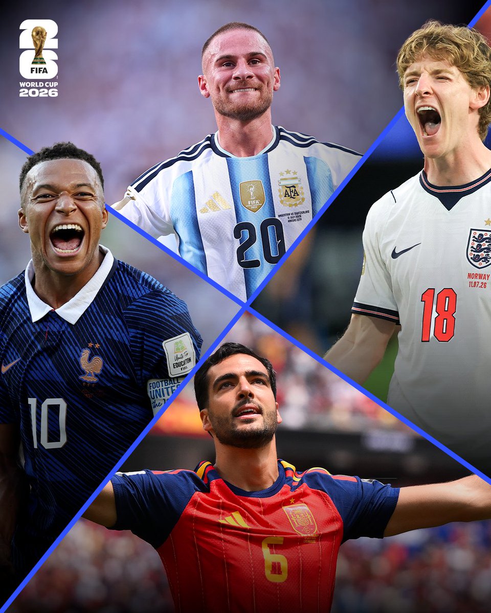 FIFAcom's tweet photo. All four semi-finalists are unbeaten so far at @FIFAWorldCup 2026 👀 https://t.co/6QgtTuWwGi