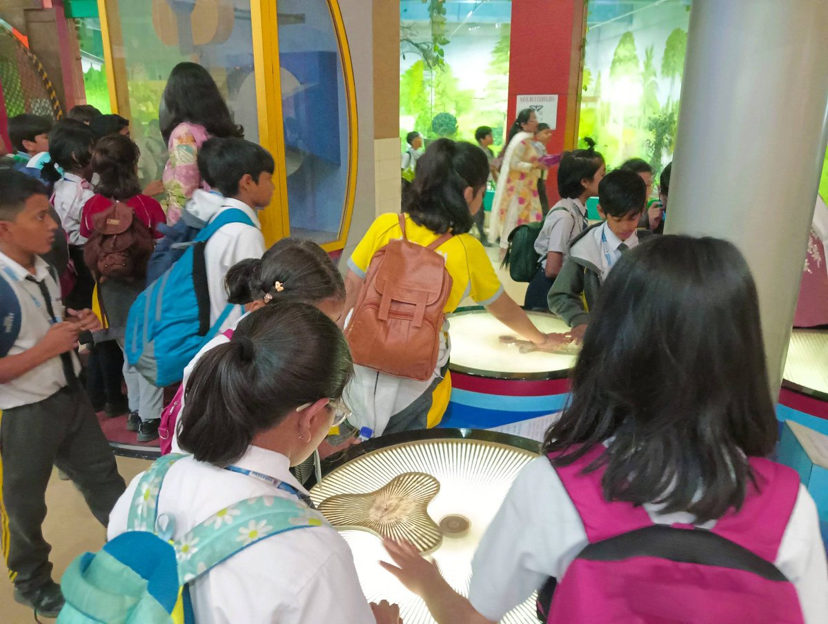 ScienceCityKol's tweet photo. 🔄🔬 Discover science through action at @ScienceCityKol, a unit of @ncsmgoi, @MinOfCultureGoI!
Explore the Rolling Contact exhibit and experience hands-on learning like never before.
🚀 When are you visiting?
#ScienceCityKolkata #HandsOnScience #VisitScienceCity https://t.co/Qv3csW7SDh