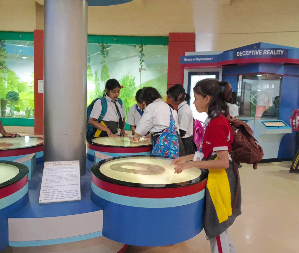 ScienceCityKol's tweet photo. 🔄🔬 Discover science through action at @ScienceCityKol, a unit of @ncsmgoi, @MinOfCultureGoI!
Explore the Rolling Contact exhibit and experience hands-on learning like never before.
🚀 When are you visiting?
#ScienceCityKolkata #HandsOnScience #VisitScienceCity https://t.co/Qv3csW7SDh
