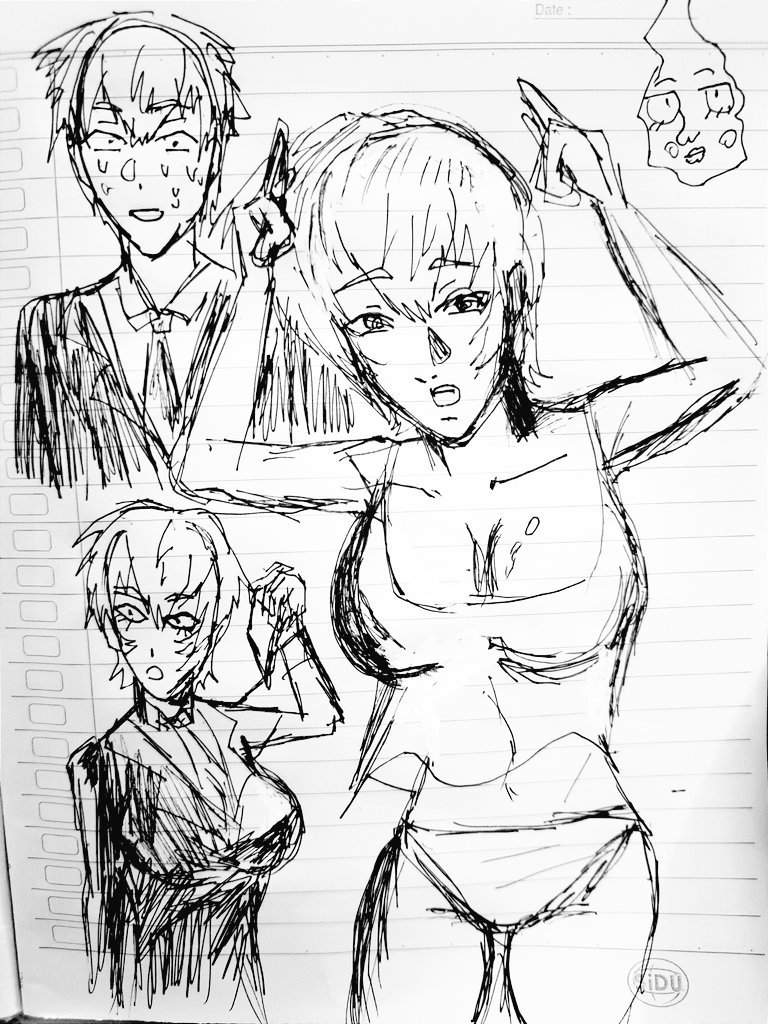 Sethhtz's tweet photo. Reigen and fem reigen doodles

#mp100 https://t.co/znz4SB1HZY
