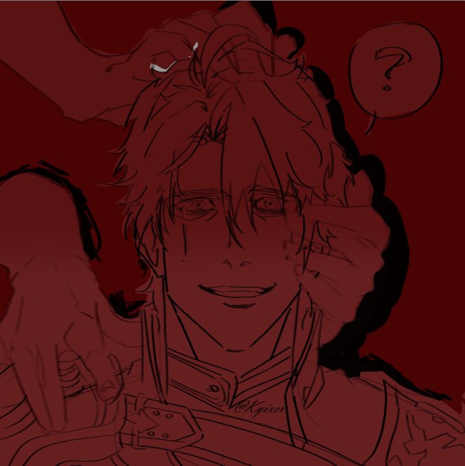 Kyixer's tweet photo. Still have no idea how to properly color. 

#hsr #phainon #fanart https://t.co/5xSFgY9n4V
