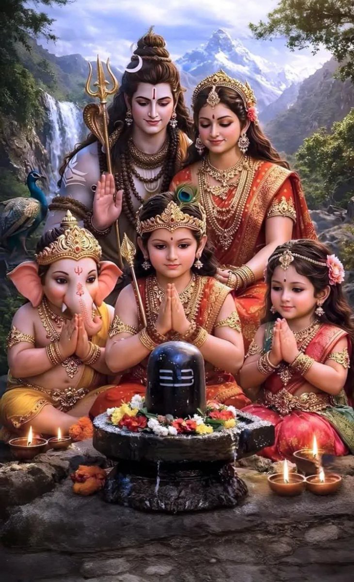 UshaSrivastava_'s tweet photo. शिव परिवार 
हर हर महादेव 🙌 https://t.co/S29M0zCkUu