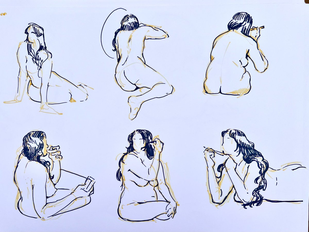 anhdangerous's tweet photo. Did some figure drawing today https://t.co/XUn3bCx40k