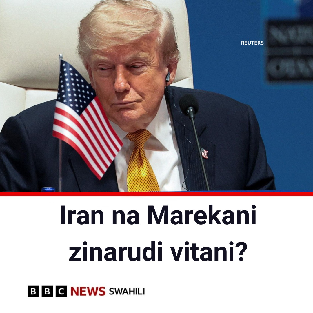 bbcswahili's tweet photo. Kwa nini makubaliano ya kusitisha mapigano kati ya Iran na Marekani yamevunjika?
https://t.co/VQmuABbq5P https://t.co/9fQMyxIbbW