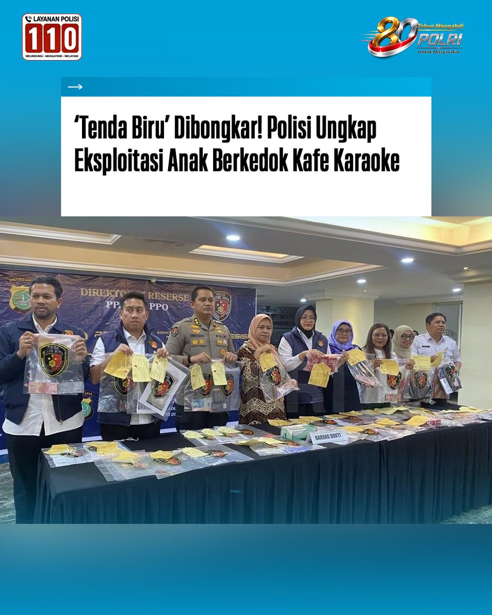 Polres_ME's tweet photo. Direktorat Reserse Perlindungan Perempuan dan Anak serta Pemberantasan Perdagangan Orang (Ditres PPA-PPO) Polda Metro Jaya telah mengungkap kasus tindak pidana perdagangan orang (TPPO) di wilayah Cibitung, Kabupaten Bekasi, Jawa Barat, berkedok kafe karaoke https://t.co/hRsgKYoR6g