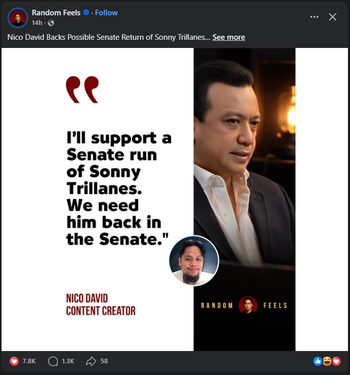 gerbett's tweet photo. Harbat No 4: Let's join forces to convince Sen. @TrillanesSonny to run as senator again! ๐ #Magdalo https://t.co/ij2sujH9sd