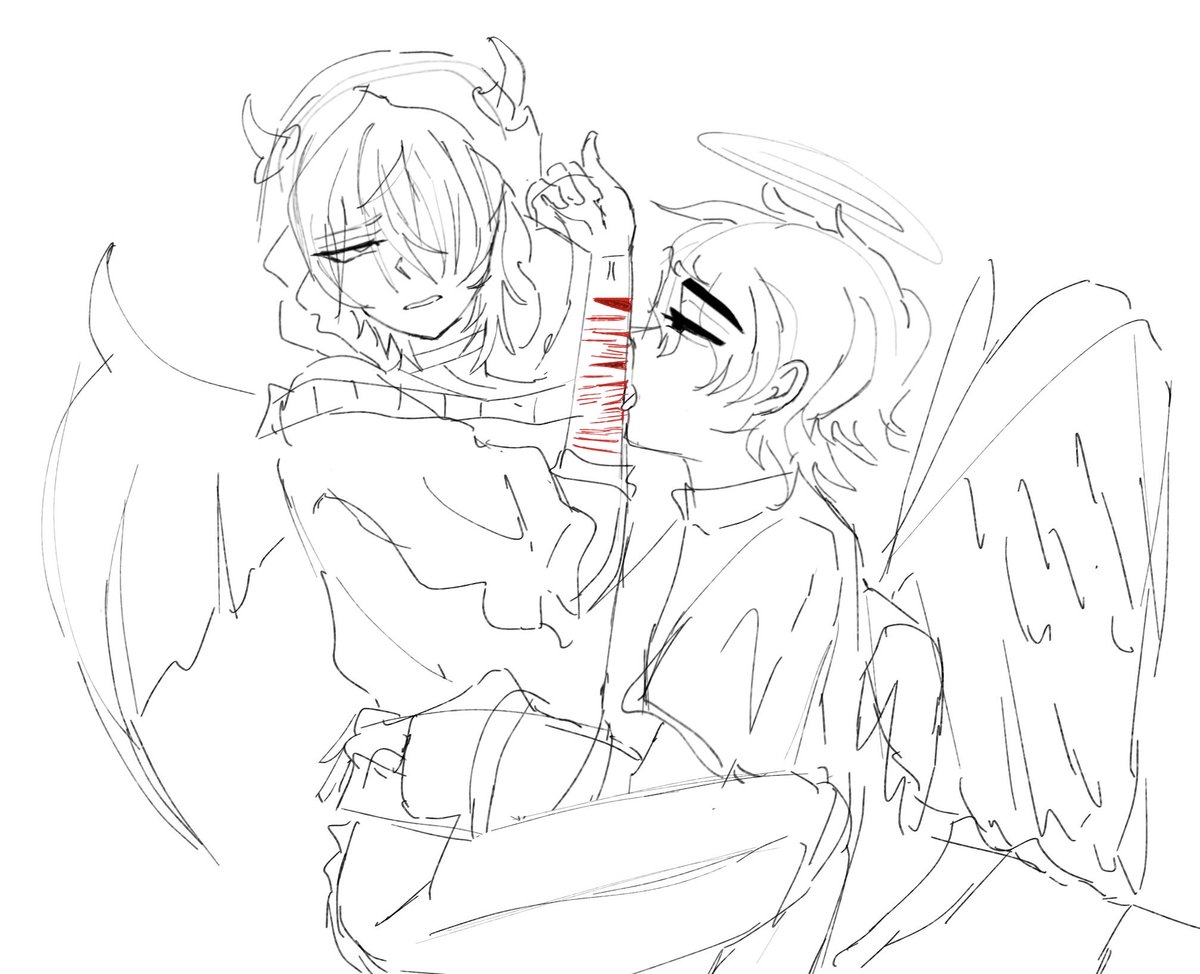 Yumifruit's tweet photo. Devil Till x Angel Ivan Tw Sharm 
#ivantill #Alienstage #Alnst

I dont even rlly like ivantill idk why i did this https://t.co/ac5a8XRmkJ