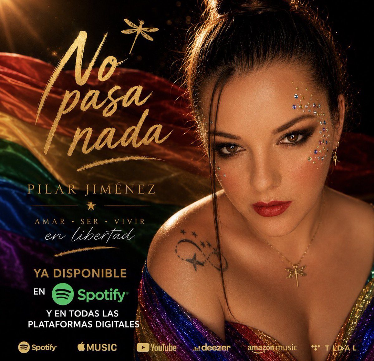 PilarJMusic's tweet photo. ☀️ ¡Buenos días a todos! ❤️
Hoy empieza el camino de “No pasa nada”. 🌈
Ya está disponible en Spotify y en todas las plataformas digitales.
Escúchala, compártela y ayúdame a llevar este mensaje lo más lejos posible. ❤️
https://t.co/14U6DQWAcu
#LGTBIQ #Pride #AmorEsAmor https://t.co/O6aYQwIyS1