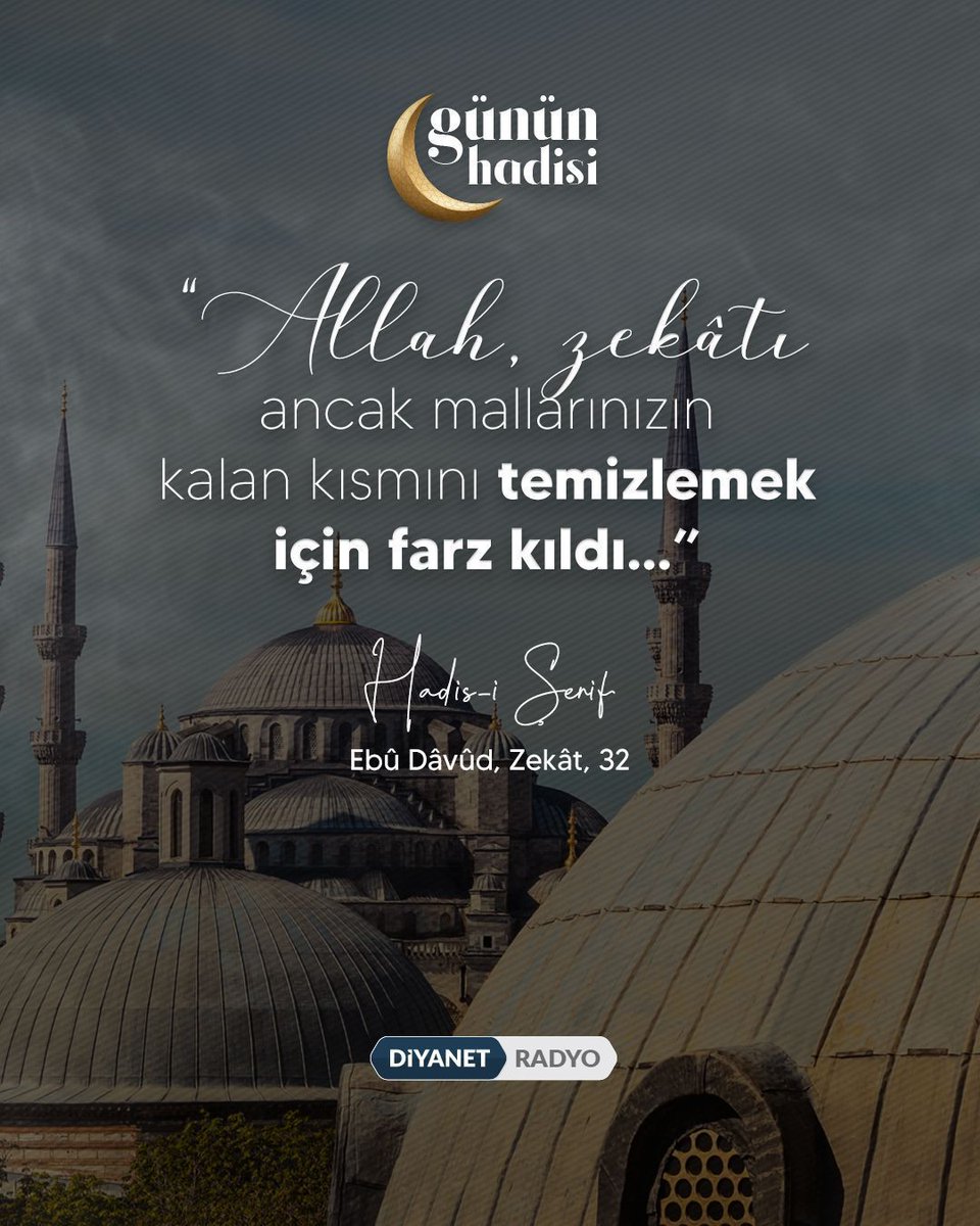 diyanetradyo's tweet photo. #GününHadisi

“Allah, zekâtı ancak mallarınızın kalan kısmını temizlemek için farz kıldı...”

Hadis-i Şerif | Ebû Dâvûd, Zekât, 32 https://t.co/kKAcgJeB8c