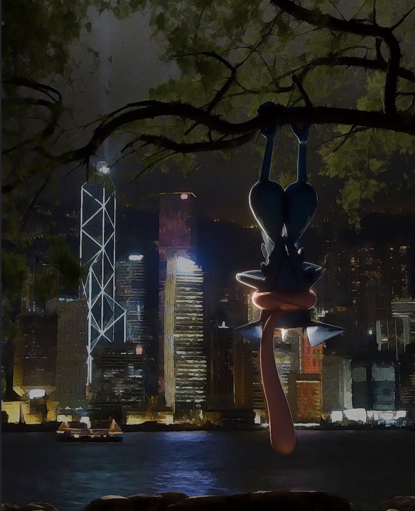 3lly135's tweet photo. #Greninja is the best Pokémon from the XY era https://t.co/H1skzQkBT7