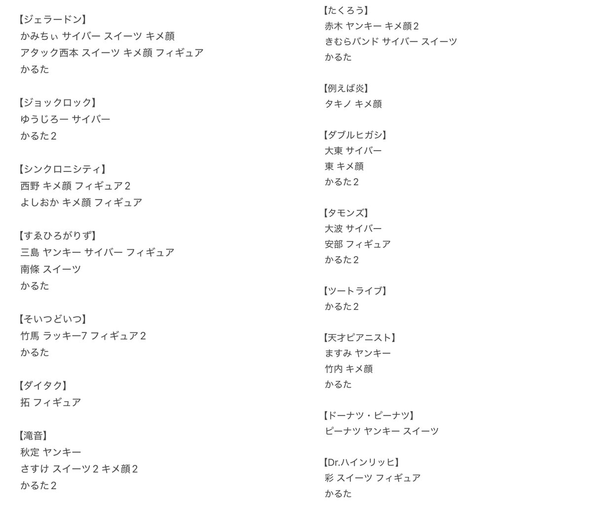 k33na9's tweet photo. よしもとコレカ 交換 7th 第7弾

【求】
金魚番長 箕輪
イチゴ イクト＞木原
イチゴ スポットライト

【譲】
画像1〜3枚目

未所持や絵柄に優先あるためお返事お時間いただきます🙇🏻‍♀️郵送または都内劇場周辺お手渡し可能
お心当たりの方はお気軽にお声掛けください https://t.co/yWsk6MyR8K