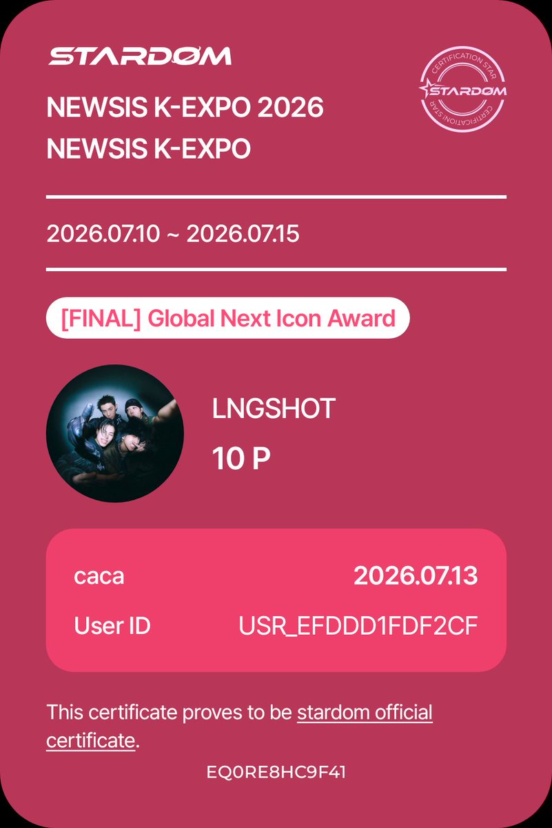 luiwilies's tweet photo. CALLING ALL SHOTTIES!! 

shotties jangan lupa buat vote lngshot di apk stardom kategori "Global Next Icon Award" yaa posisi kita sekarang no 2, don't panic vote! kita harus simpan amunisi untuk last day, semangat shotties!! ❤️ https://t.co/IG2yOpTJTQ