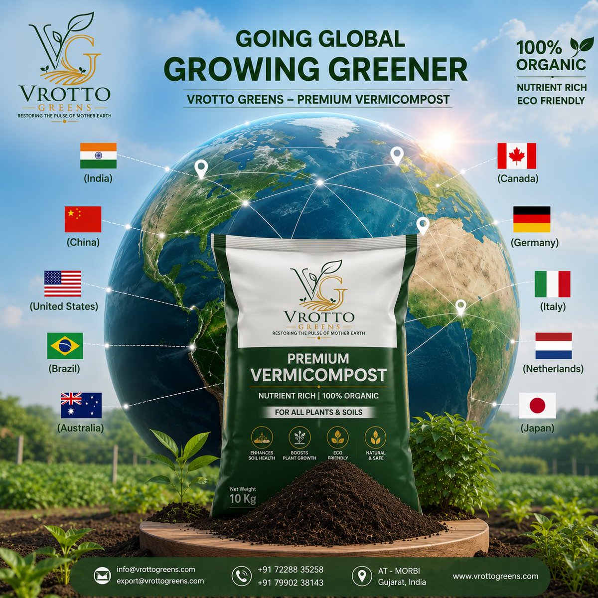VROTTOGREENS's tweet photo. @2DaysSocialAge 

Soil is where it all starts. Healthy soil means healthy crops and finally high yields. Soil scientists are key. I love my profession.
#vermicompost
#organic #soil https://t.co/2ZaJpgNfpJ