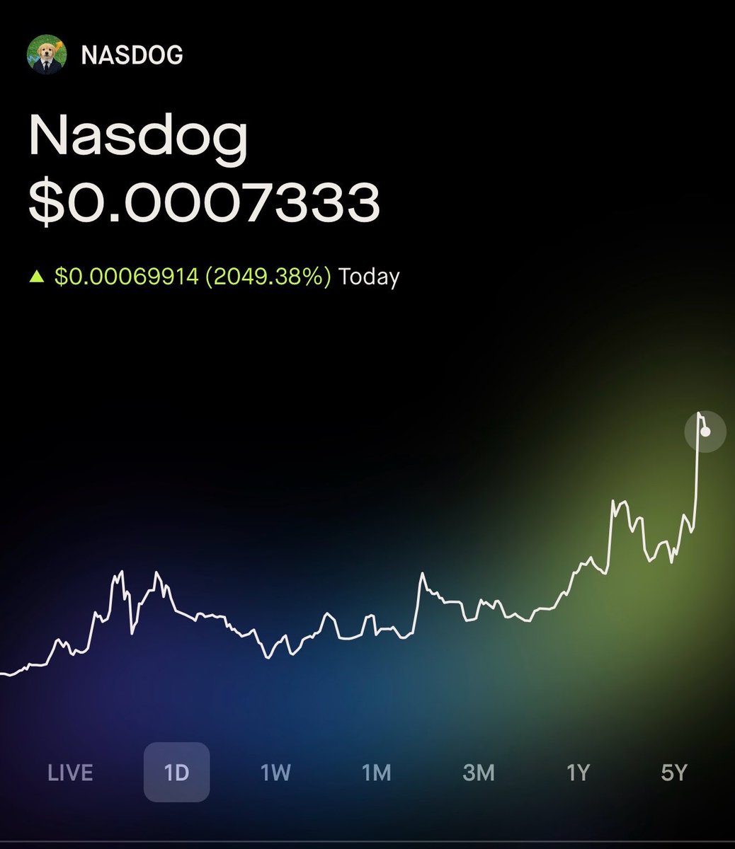 bleshgod's tweet photo. @BNNBloomberg Predicting the future? 
The return of $Nasdog https://t.co/ZSQWRS6PsZ