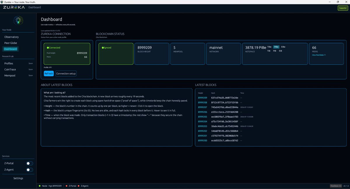AZurek17's tweet photo. Dashboard

Let's be honest.

You won’t use this much. 😄

It's a quick snapshot of your full node. https://t.co/OwTCc4RxoG