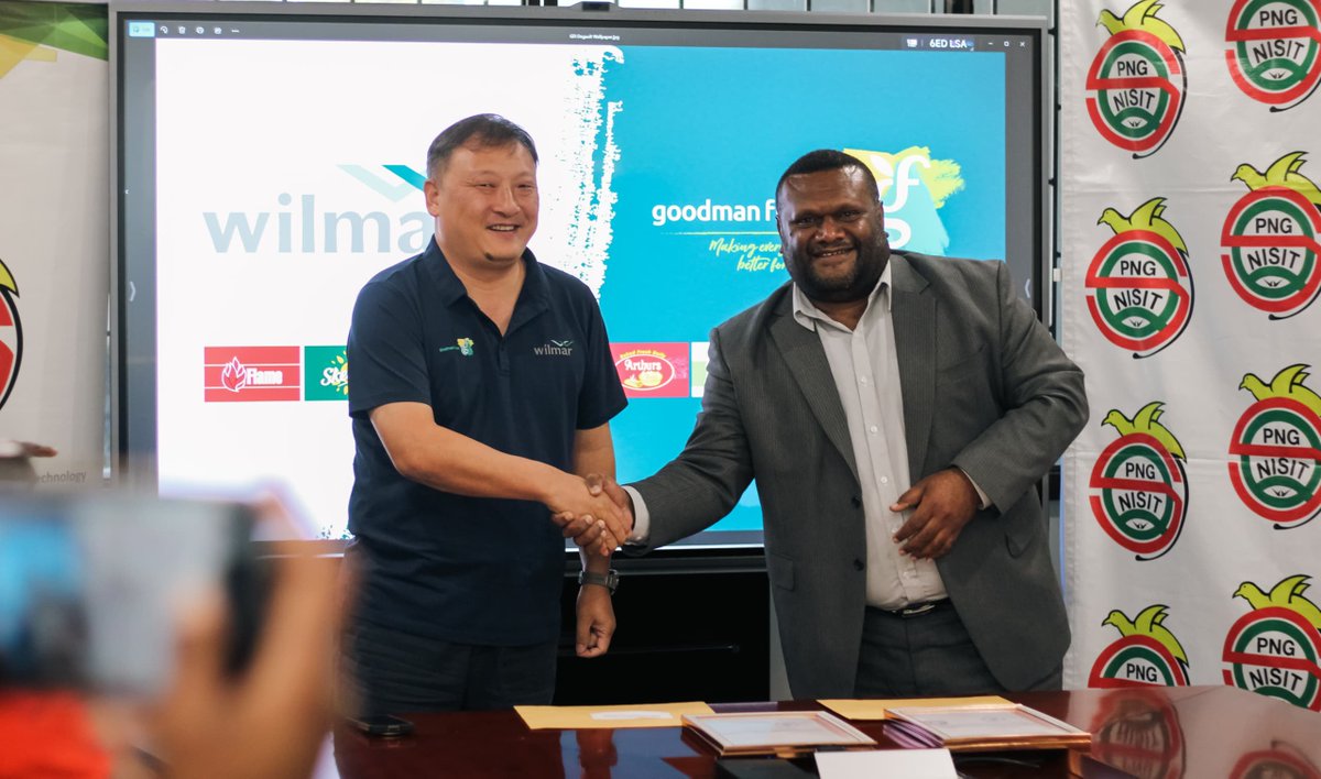 PNGNISIT23's tweet photo. Goodman Fielder Receives HACCP Certification from NISIT!
Goodman Fielder International (PNG) Limited has received HACCP certificate for its Port Moresby Bakery Operations and Flour Mill Operations on Tuesday, 30th June 2026.

https://t.co/7futAczVie https://t.co/S4UNfHGq54