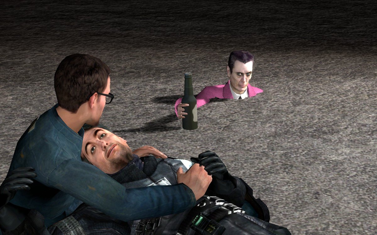 _ingBing7's tweet photo. this happens in half life 3 trust me my dad is mr. valve https://t.co/t5qqVxkpF0