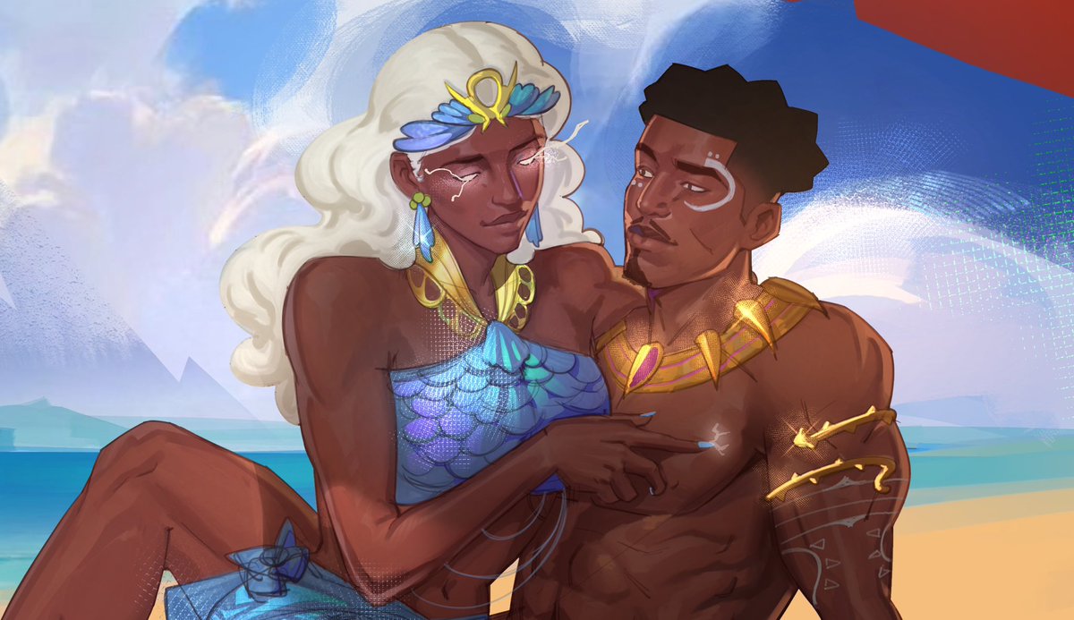 art_of_macxyz's tweet photo. The summer skins we deserve. ORORO X T’challa 

My submission for @neo_jpeg  art contest. 

#MarvelRivalsㅤ https://t.co/lT0Uaun1v1