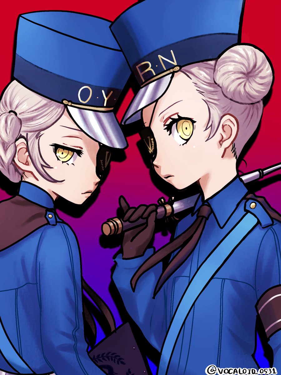 VOCALOID_0531's tweet photo. ※初めて描いたので、公式絵を参考にしてます。
描いていて楽しかった😆
#Persona5
#ジュスティーヌ 
#カロリーヌ https://t.co/UyfsxJ6qoh
