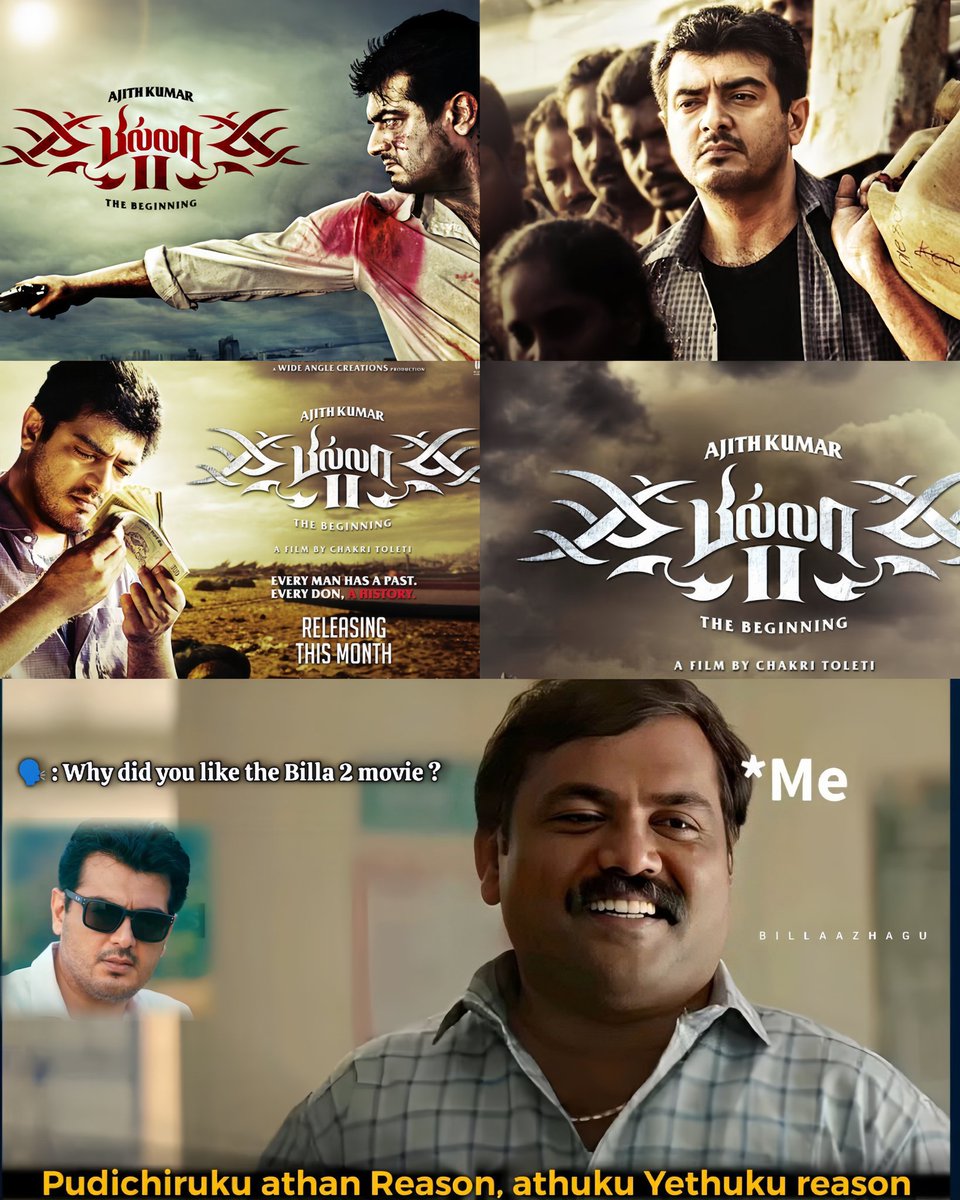 ONLINE_DAFC's tweet photo. Peak Cinema 📈🛐🔥

#14YearsOfBilla2 #AjithKumar #AK64 https://t.co/aOrmQTKCmv