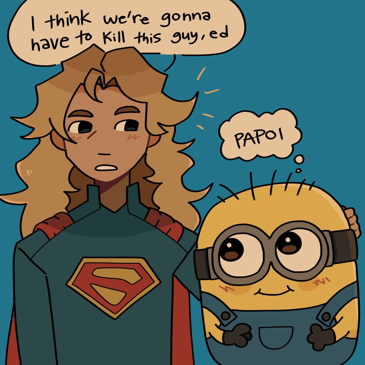 SENTRYFALC0N's tweet photo. miniongirl summer!!!! #supergirl #minionsandmonsters https://t.co/GUPHcMph47