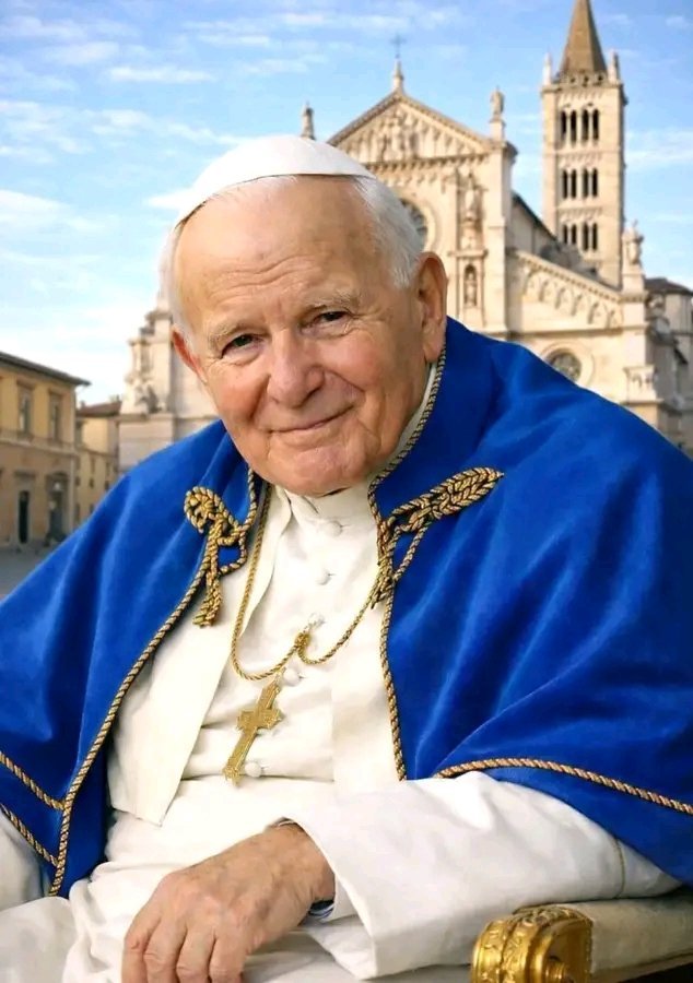Cath0licP0dcast's tweet photo. Saint John Paul II, 
pray for us. Amen . https://t.co/jbY647iuii