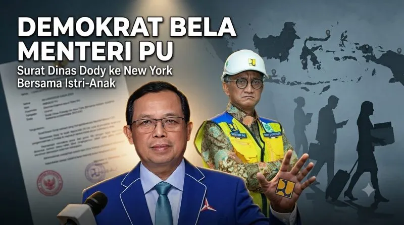 LambeSahamjja's tweet photo. demokrat bela dody hanggodo soal isu yang beredar:
- sekjen demokrat herman khaeron pastikan tidak ada pelanggaran aturan keuangan negara
- beliau kader yang sangat baik dan taat
- klaim nama istri & anak di surat cuma untuk keperluan administrasi visa
- tidak ada yang dilanggar 
- proses visa/paspor lazim diurus kolektif sejak awal, 
- jadi wajar nama keluarga tercantum
- sebut dody "taat aturan penganggaran, bahkan etika"
- tidak pernah terlibat hal hal aneh