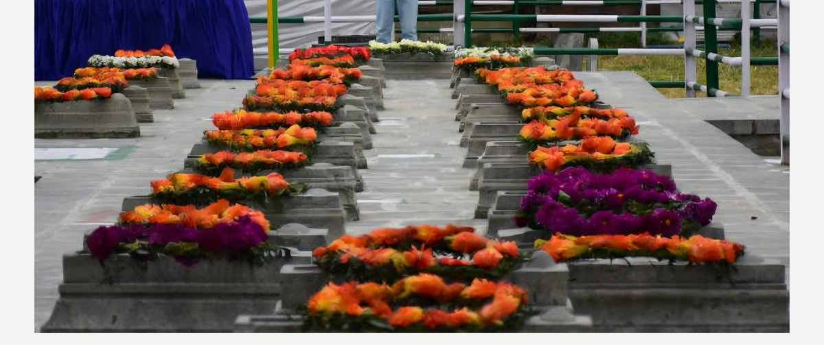 ahsanpardesi's tweet photo. On this day, we pay our rich tributes to the martyrs of 13th July 1931, whose sacrifice occupies a significant place in the history and collective memory of Jammu and Kashmir. Their courage and determination continue to inspire generations in the pursuit of justice, dignity, and democratic rights.

We bow our heads in respect to those who laid down their lives and reaffirm our commitment to the values of peace, unity, democracy, and the welfare of the people. May their sacrifices always be remembered with honour and continue to inspire us to work for a just, prosperous, and harmonious Jammu and Kashmir.

Barricades, restrictions, and barbed wires cannot diminish our love, respect, and gratitude for the Martyrs of 13th July. Their sacrifices and contributions to the people of Jammu and Kashmir cannot be erased by imposing restrictions. They were, they are, and they shall forever remain in our hearts, remembered with profound respect and eternal gratitude.

May the departed souls rest in eternal peace.
