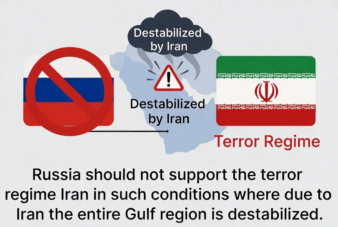 BaluchWazir's tweet photo. @BRICSinfo Russia should not support the terror regime in Iran  especially now when Iran’s actions have destabilized the entire Gulf region and put peace and stability at risk for everyone. https://t.co/JY2YFKfPWS