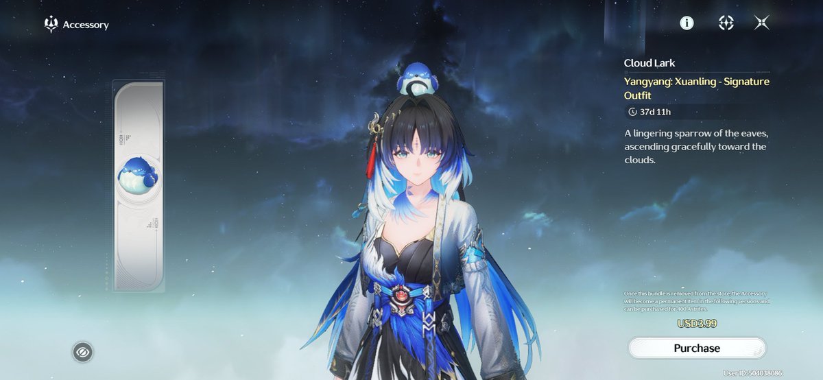 Verum_Plays's tweet photo. I can't be the only one who hates these "head" accessories in WuWa. Obviously, you can spend $4 or ignore it completely. It's optional. They could've done more with it. https://t.co/kJyT7LWqdG