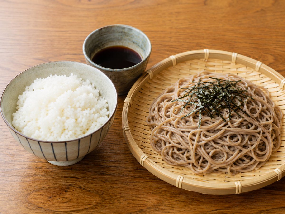 coolpan967's tweet photo. ざるそばで白米いける人いる？

「めんつゆあるから余裕」派と
「冷たい麺に白米は無理」派で
かなり分かれそう・・・！ https://t.co/wJpvFba9k8
