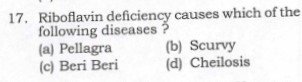 upsckitaiyari's tweet photo. Q_. Riboflavin deficiency causes which of the following diseases❓#UPPSC https://t.co/8kMsjD1fSN