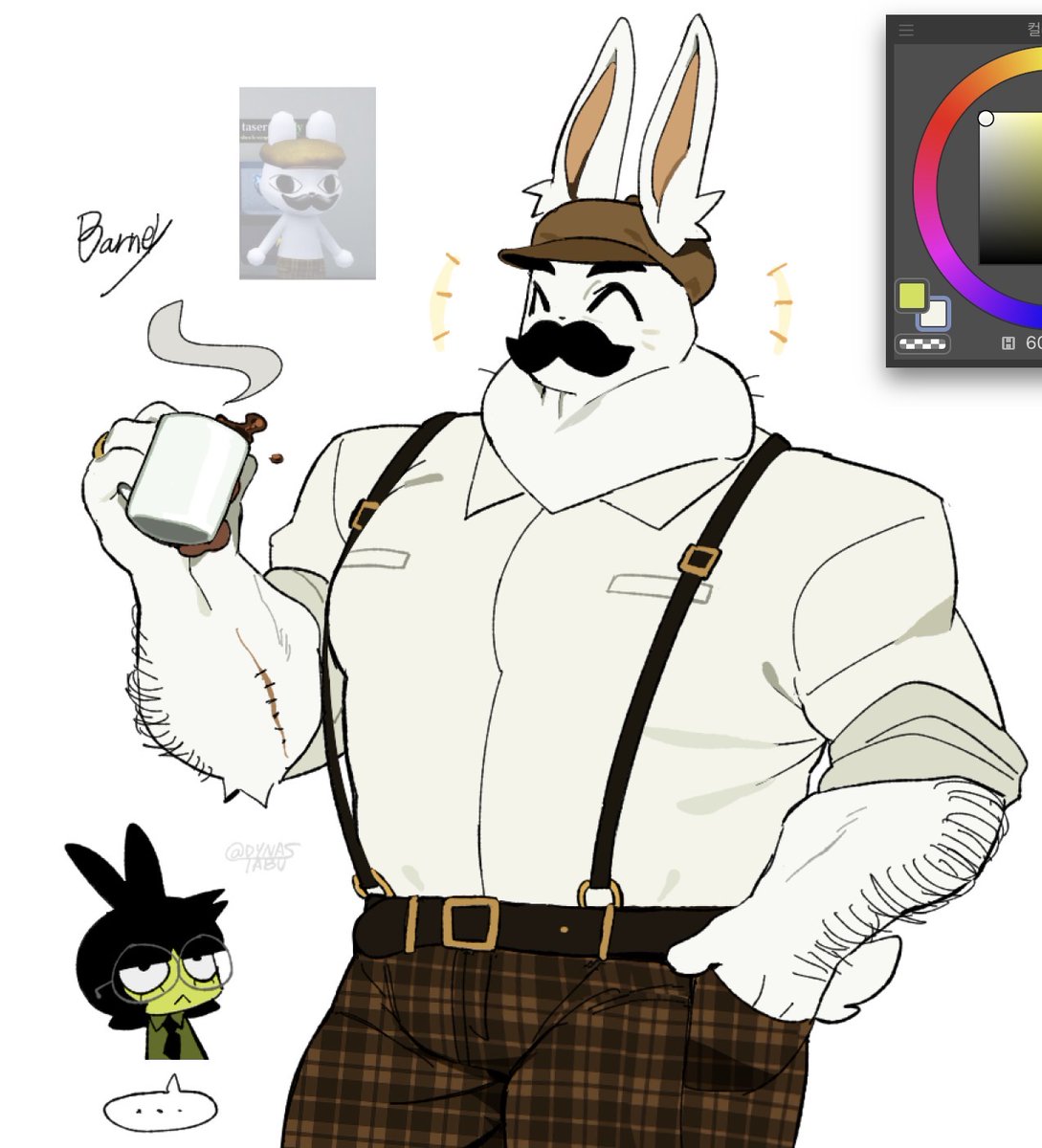 dynastabu's tweet photo. finally finished yall enjoy the coffee bunny

#animalhospital https://t.co/3uF7wrd6pZ