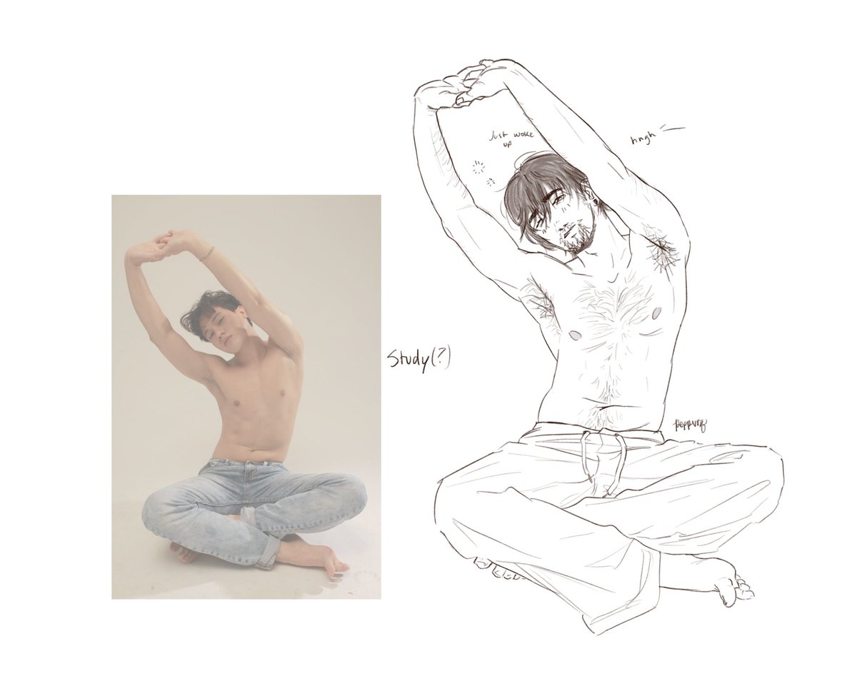 peppvrq's tweet photo. anatomy study ft groggy olly #WHA https://t.co/e64sP8rwLo