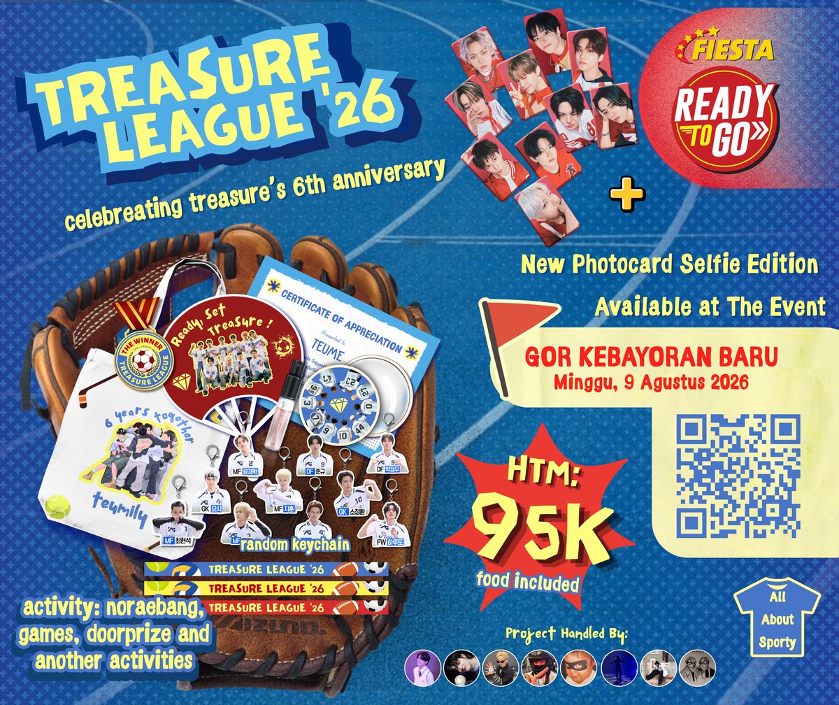 unmagnetism's tweet photo. 🏆 Game start, TEUMEs!

let's Join a special TREASURE Event celebrating 6 amazing years with exciting sports games, noraebang &amp; lots of fun with TEUMEs! 

📅 09 Aug 2026
📍 GOR Kebayoran Baru
👕 Dress Code: Sporty
💰 IDR 95K

See you there! 🫶🏻
🖇️ https://t.co/UEDvnPhMSz https://t.co/I9aavcGyVk